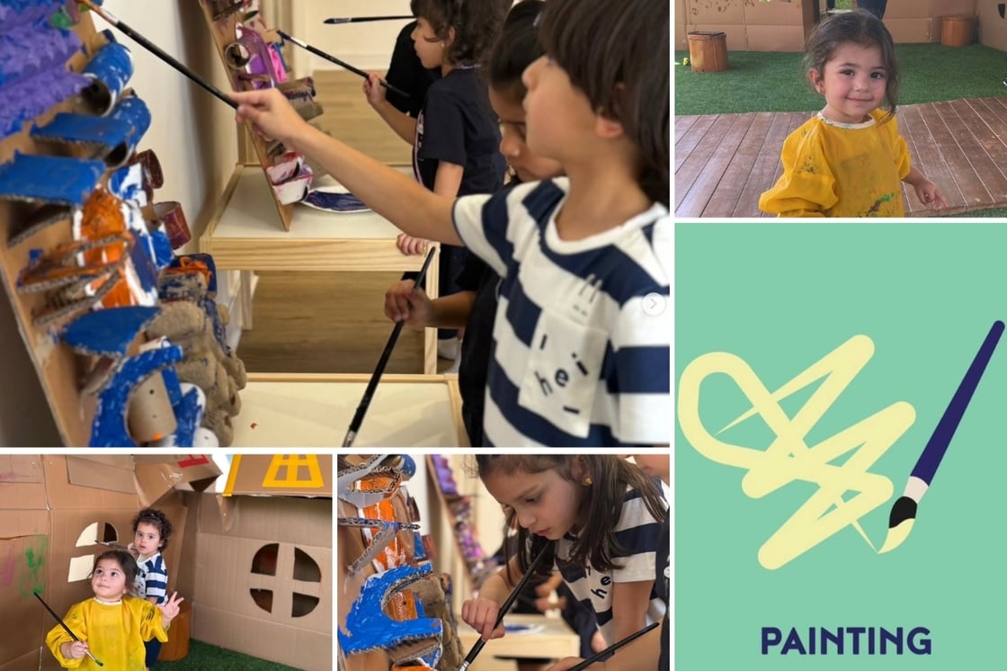 Painting day at HEI Kuwait