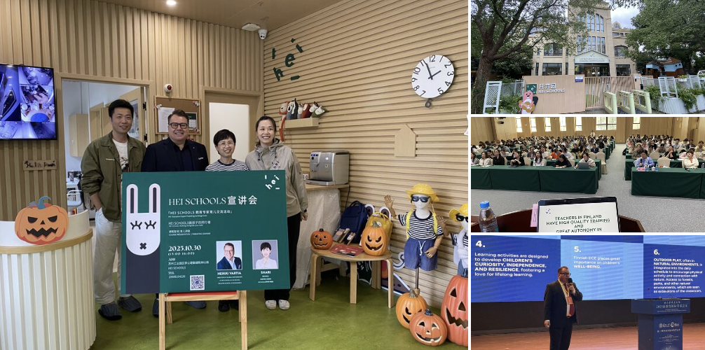 Heikki giving lectures at University and College in Suzhou